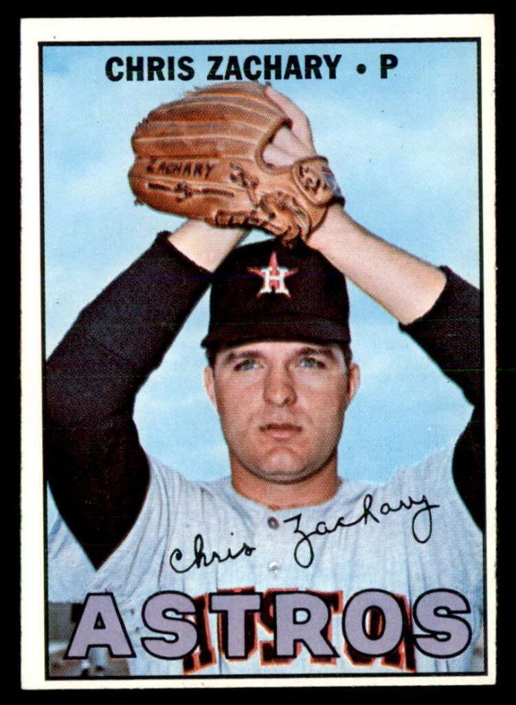 1967 Topps Baseball Chris Zachary #212 PSA 7.5