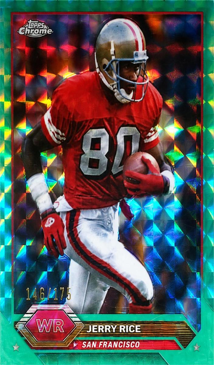 2023 Topps Composite Football Aqua Lava Refractor Jerry Rice #17