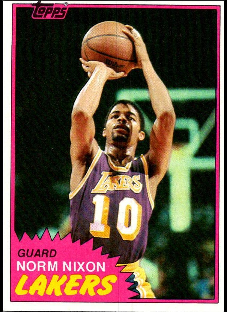 1981 Topps Basketball Norm Nixon #22