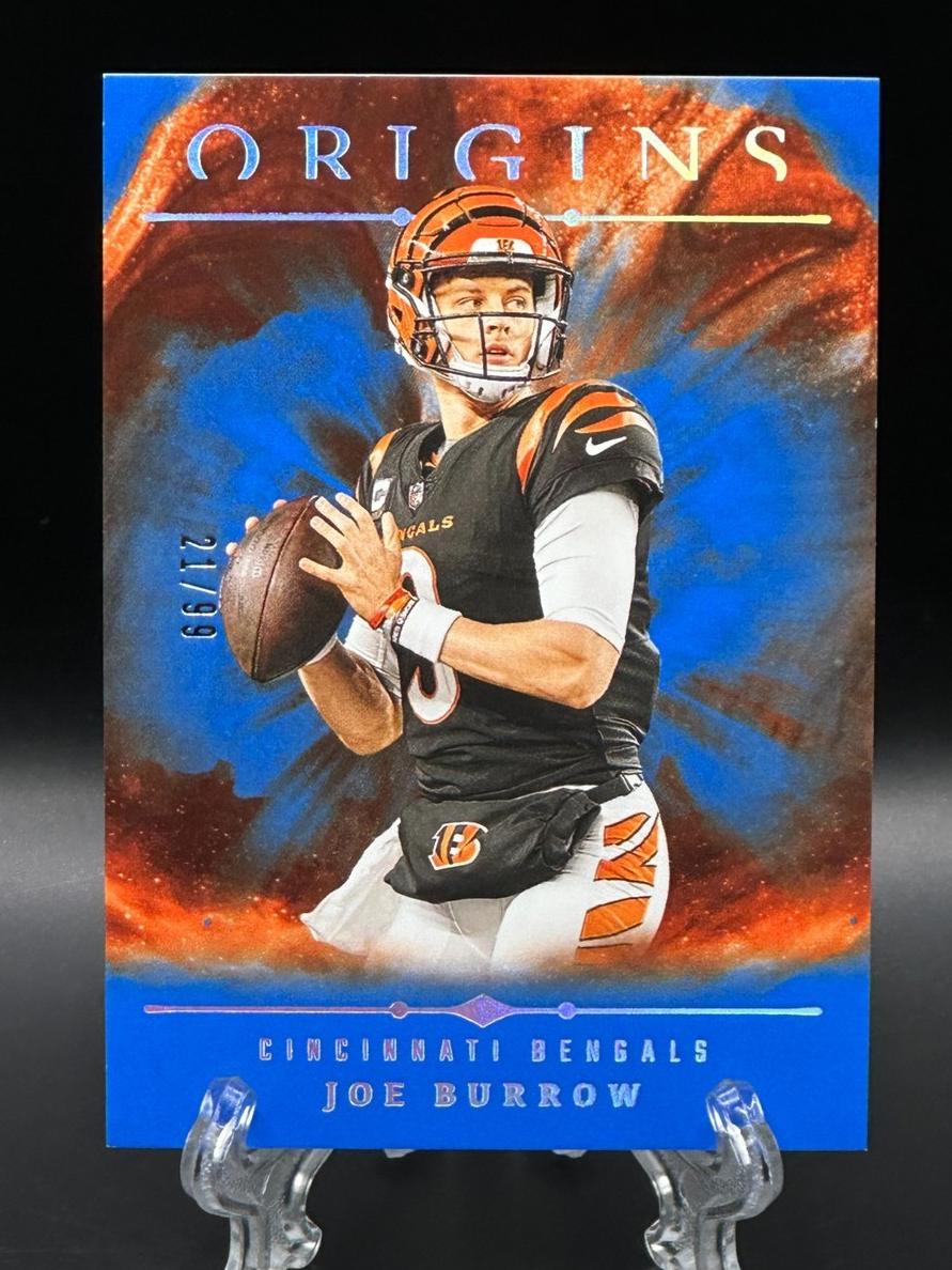 2024 Panini Origins Football Blue Joe Burrow #5 PSA 10