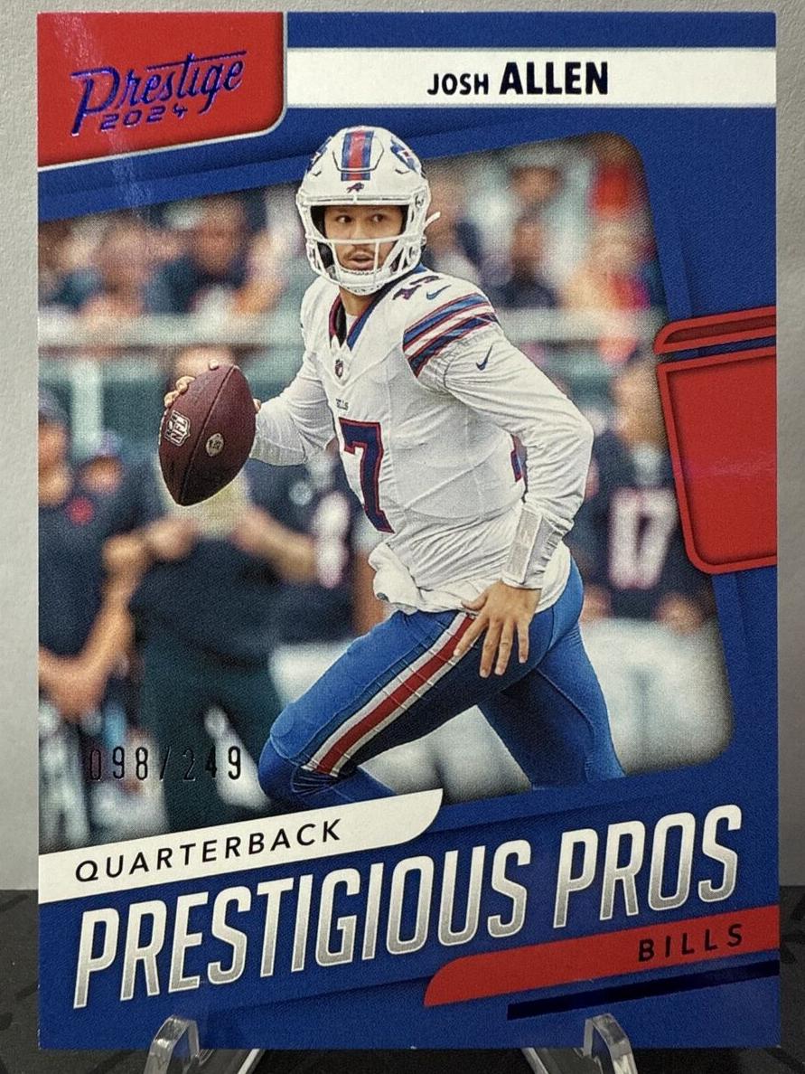 2024 Panini Prestige Football Xtra Points Blue Josh Allen #PP-JAN SGC 8.5