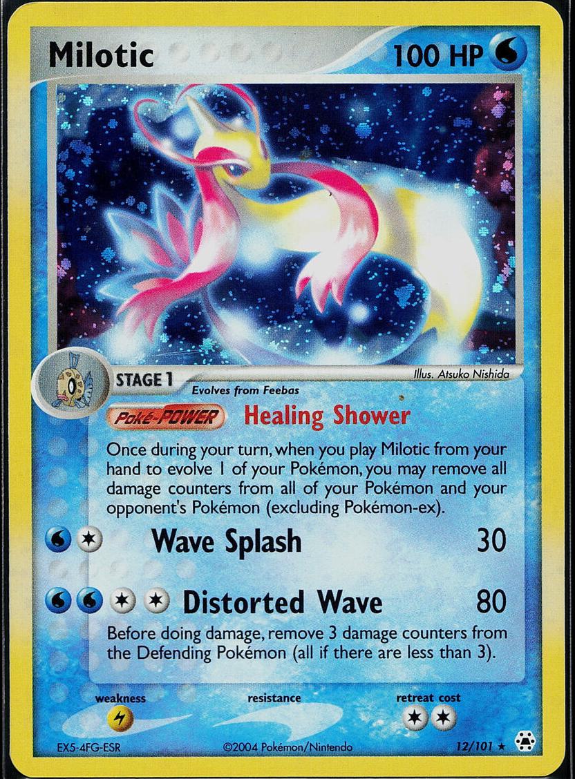 2004 Pokemon EX Hidden Legends Milotic #12 PSA 9