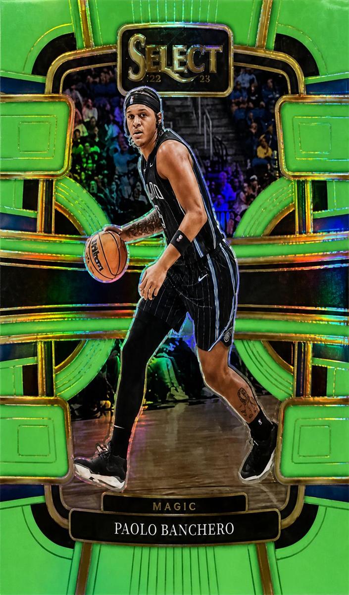 2023 Panini Select Basketball Neon Green Paolo Banchero #31
