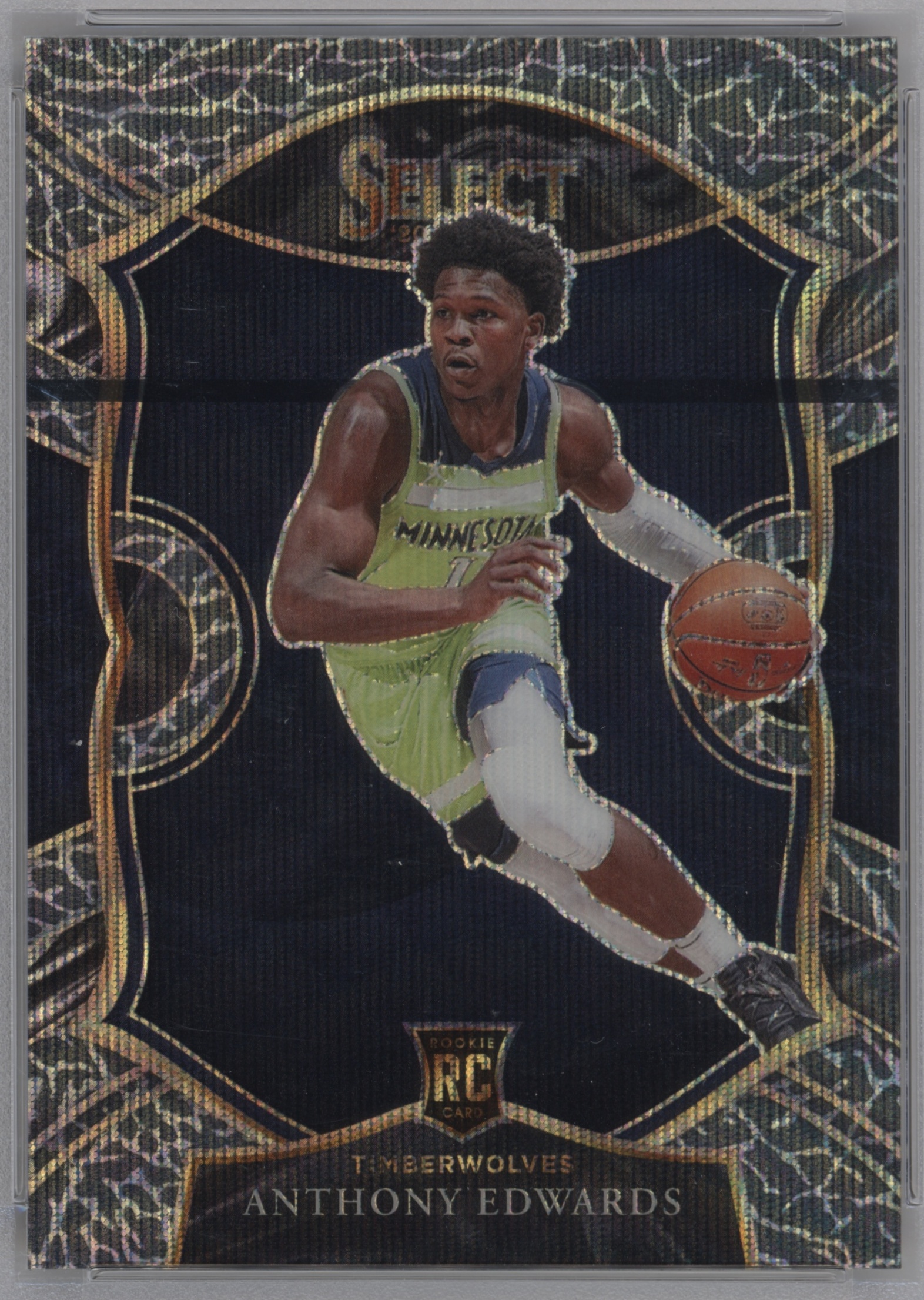 2020 Panini Select Basketball Elephant Anthony Edwards #61