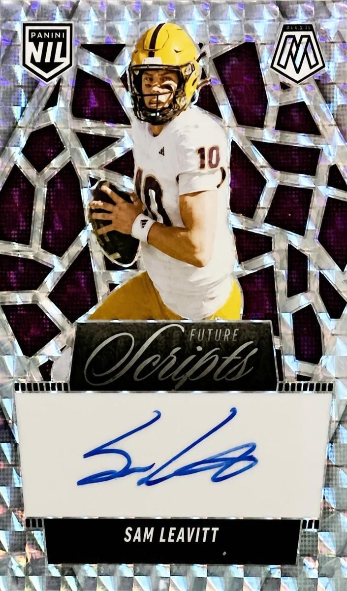 2025 Panini Mosaic Football Sam Leavitt #FSC-SLT
