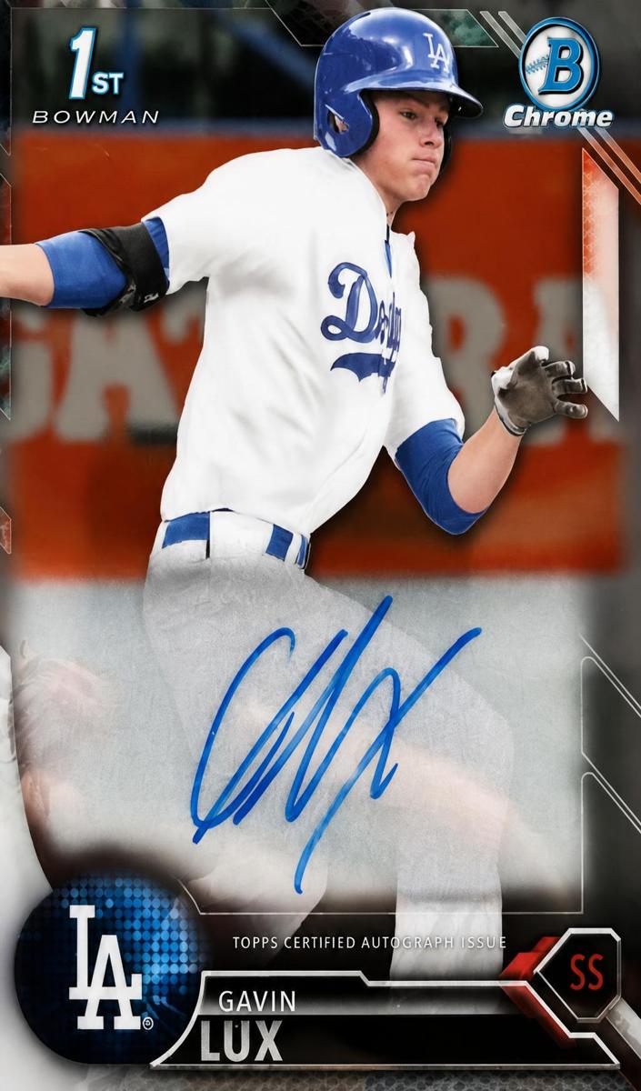 2016 Bowman Draft Baseball Gavin Lux #CDA-GL PSA 10