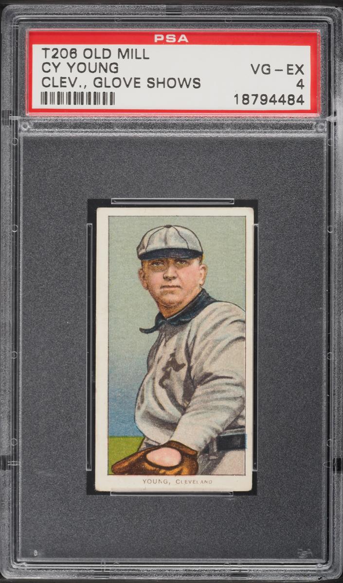 1909-11 T206 Baseball With Glove Cy Young #NNO