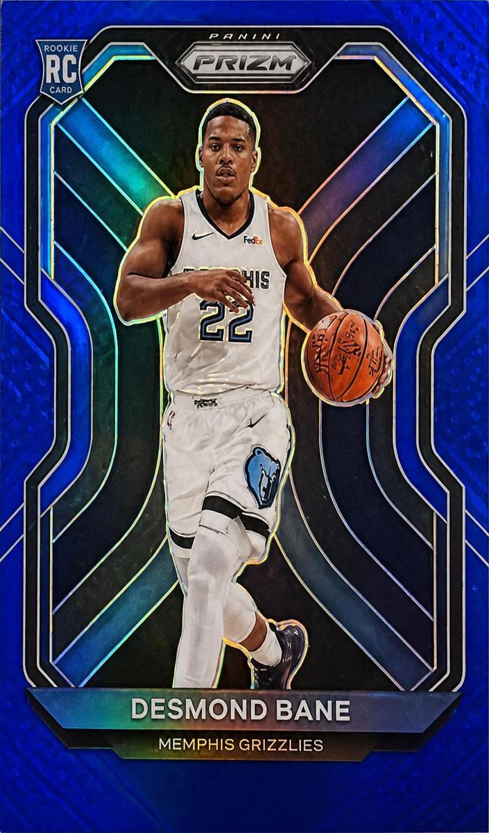 2020 Panini Prizm Basketball Prizms Blue Desmond Bane #297 PSA 9
