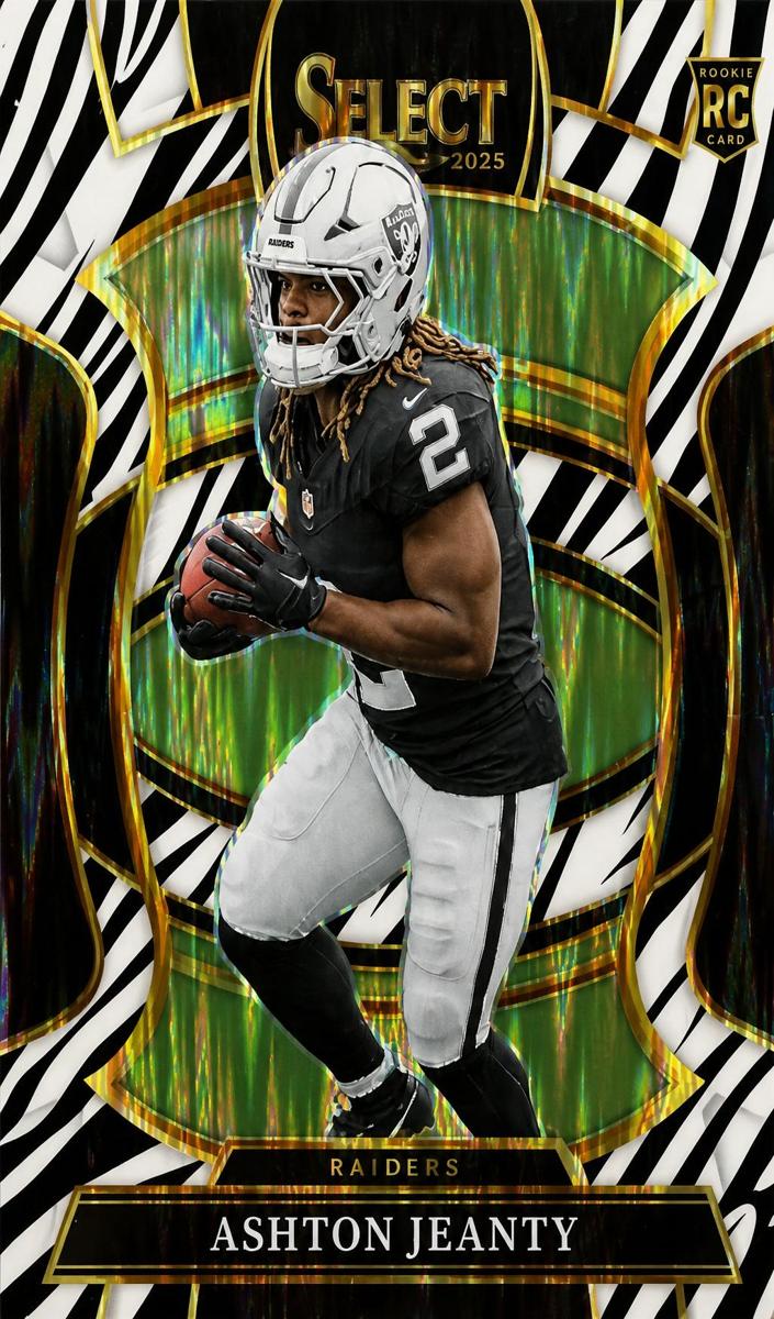 2025 Panini Select Football Zebra Ashton Jeanty #4