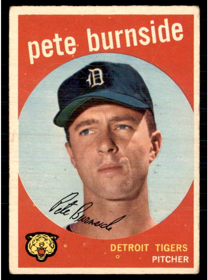 1959 Topps Baseball Pete Burnside #354 PSA 7