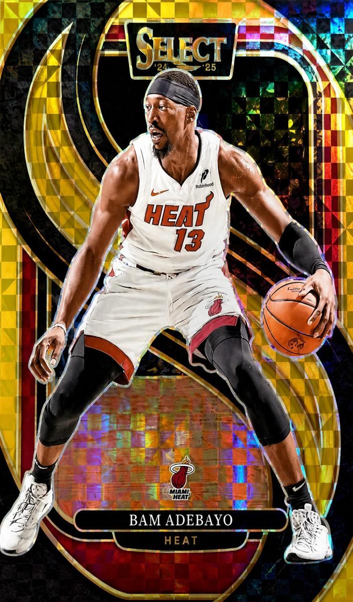 2024 Panini Select Basketball Gold Bam Adebayo #163