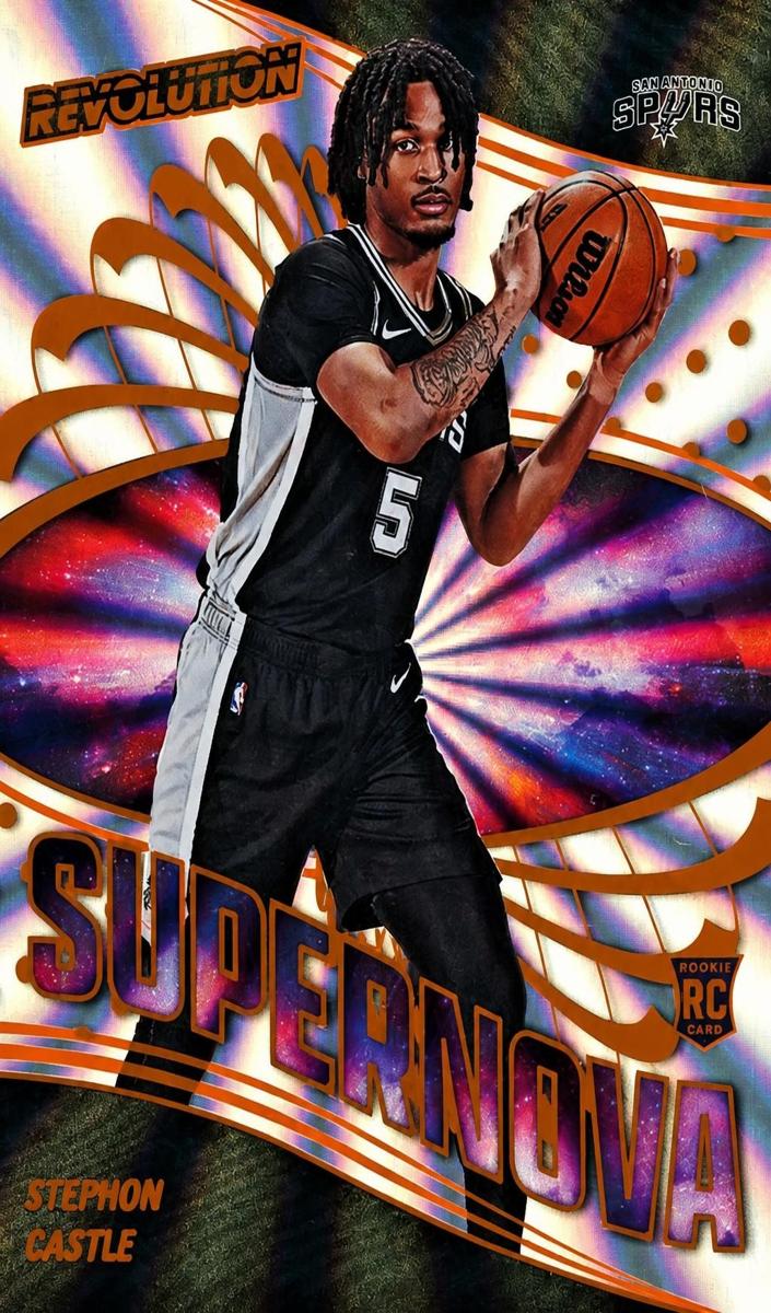 2024 Panini Revolution Basketball Sunburst Stephon Castle #16