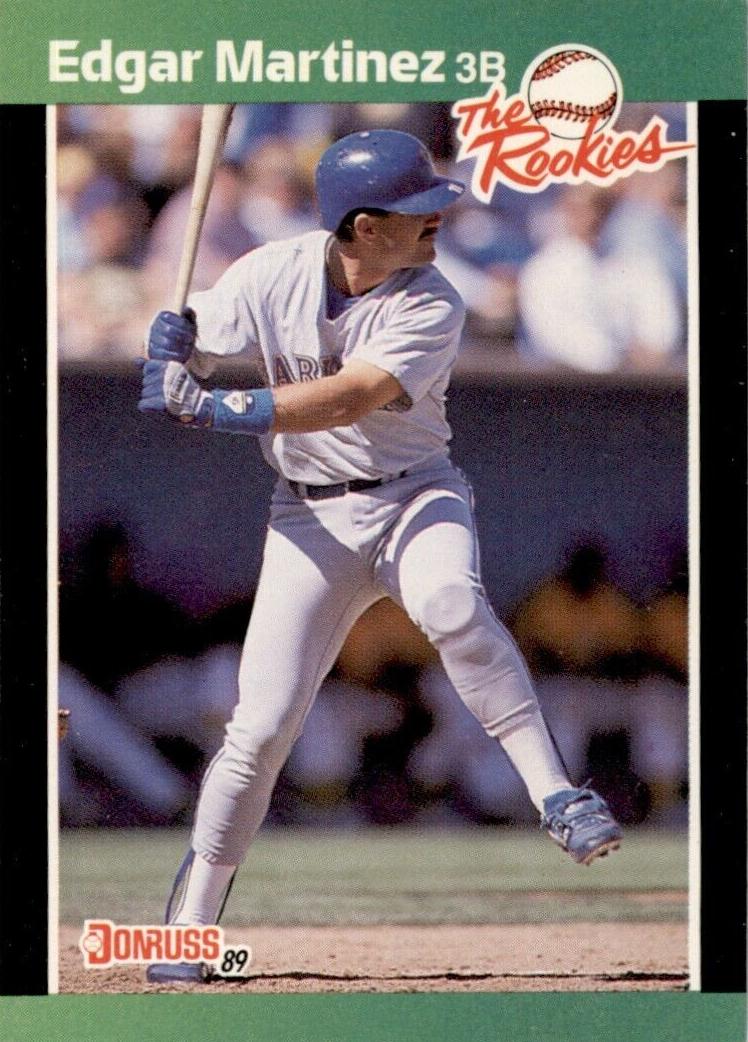 1989 Donruss The Rookies Baseball Edgar Martinez #15