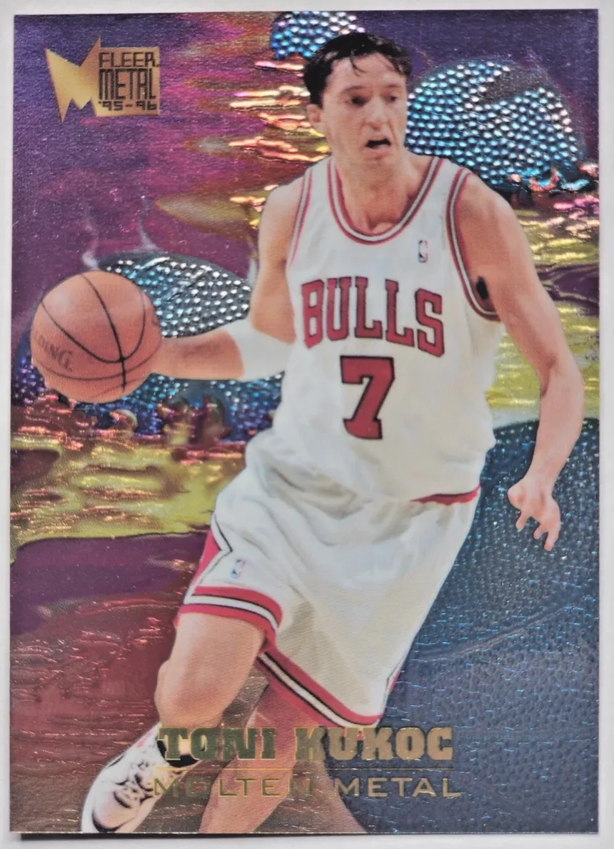 1995 Fleer Metal Basketball Toni Kukoc #5 PSA 10