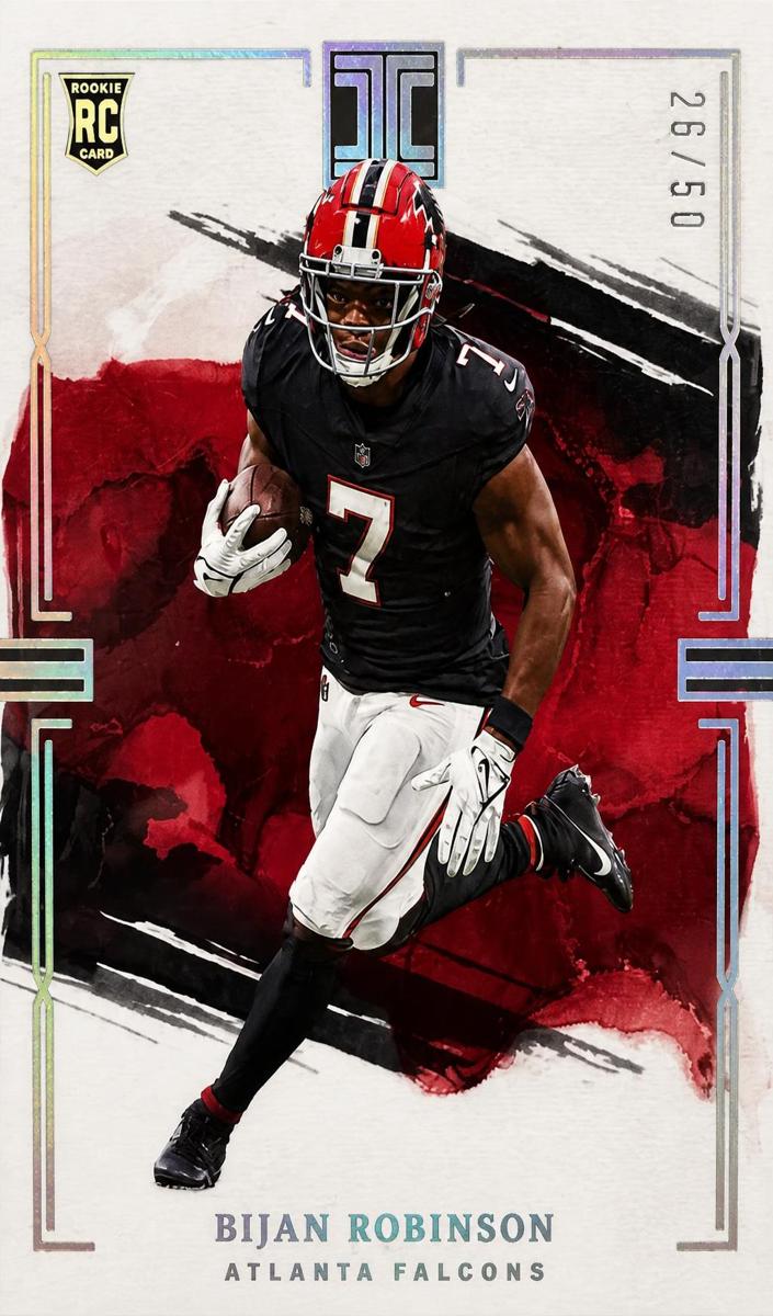 2023 Panini Impeccable Football Silver Bijan Robinson #10