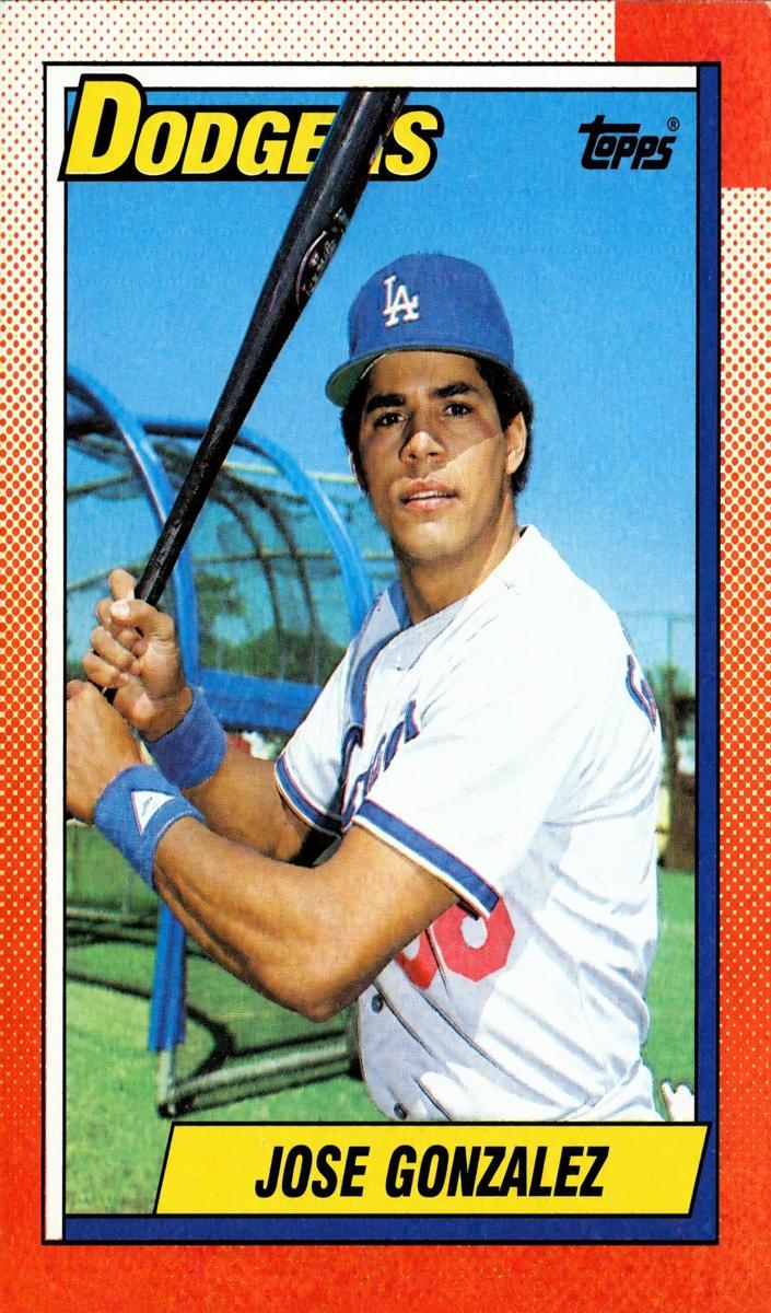 1990 Topps Baseball Jose Gonzalez #98 PSA 7.5