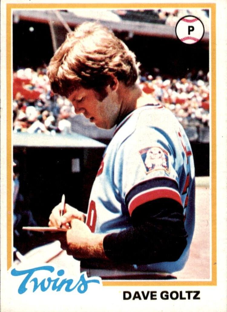 1978 Topps Baseball Dave Goltz #249 PSA 10