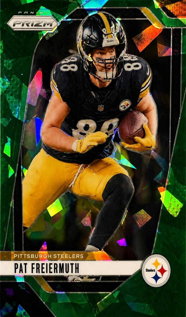 2024 Panini Prizm Football Green Ice Pat Freiermuth #244