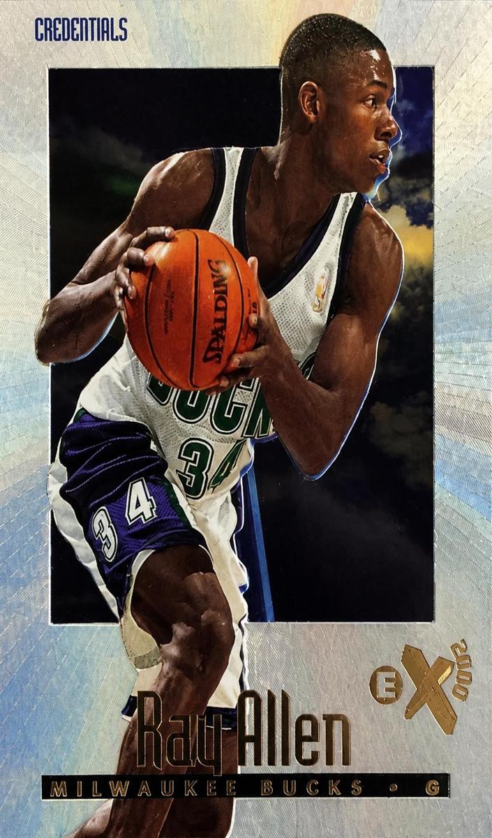 1996 Skybox E-X2000 Basketball Credentials Ray Allen #37