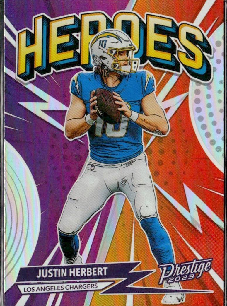 2023 Panini Prestige Football Justin Herbert #H-4 SGC 10