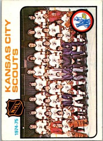 1975 O-Pee-Chee Hockey Scouts Team #88 PSA 7