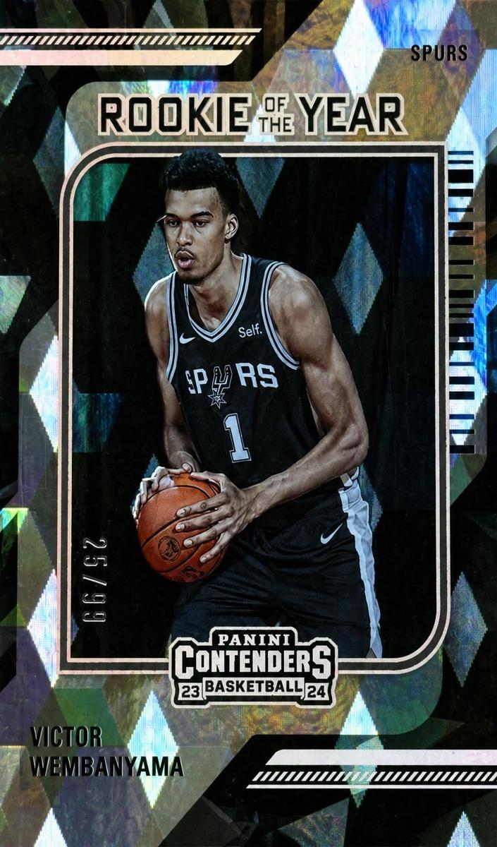 2023 Panini Contenders Basketball Playoff Edition Victor Wembanyama #3 PSA 9