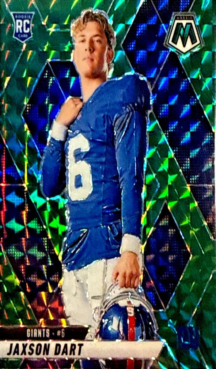 2025 Panini Mosaic Football Green Jaxson Dart #288