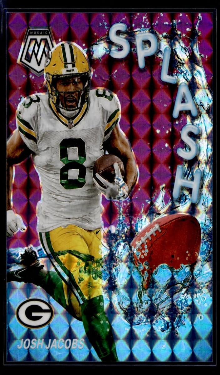 2024 Panini Mosaic Football Purple Josh Jacobs #SS-JJS