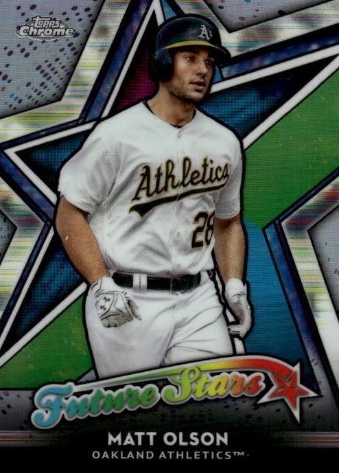2018 Topps Chrome Baseball Matt Olson #F-2