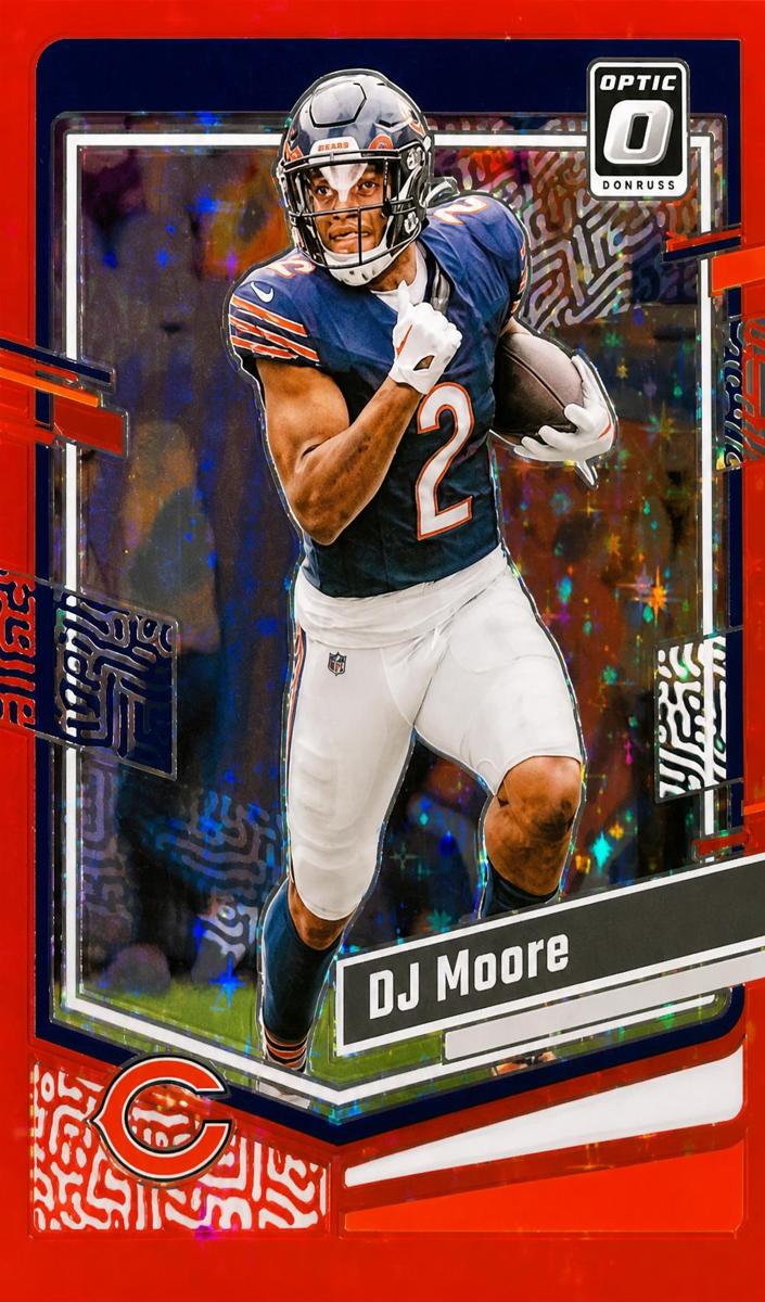 2023 Donruss Optic Football Red Stars DJ Moore #34