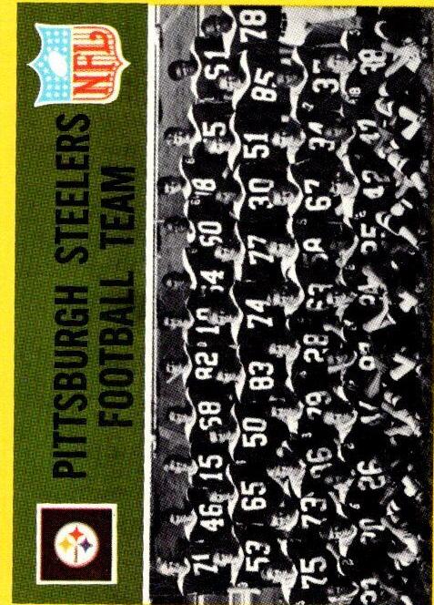 1967 Philadelphia Football Pittsburgh Steelers #145 PSA 8