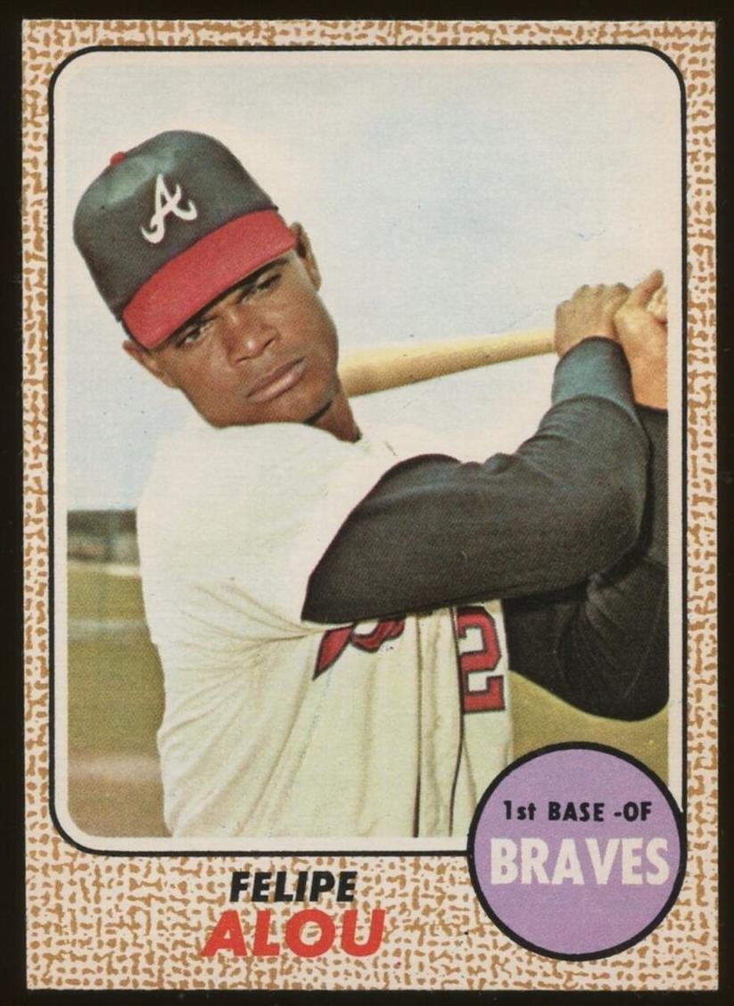 1968 O-Pee-Chee Baseball Felipe Alou #55 PSA 6