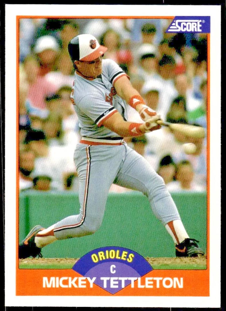 1989 Score Baseball Mickey Tettleton #358