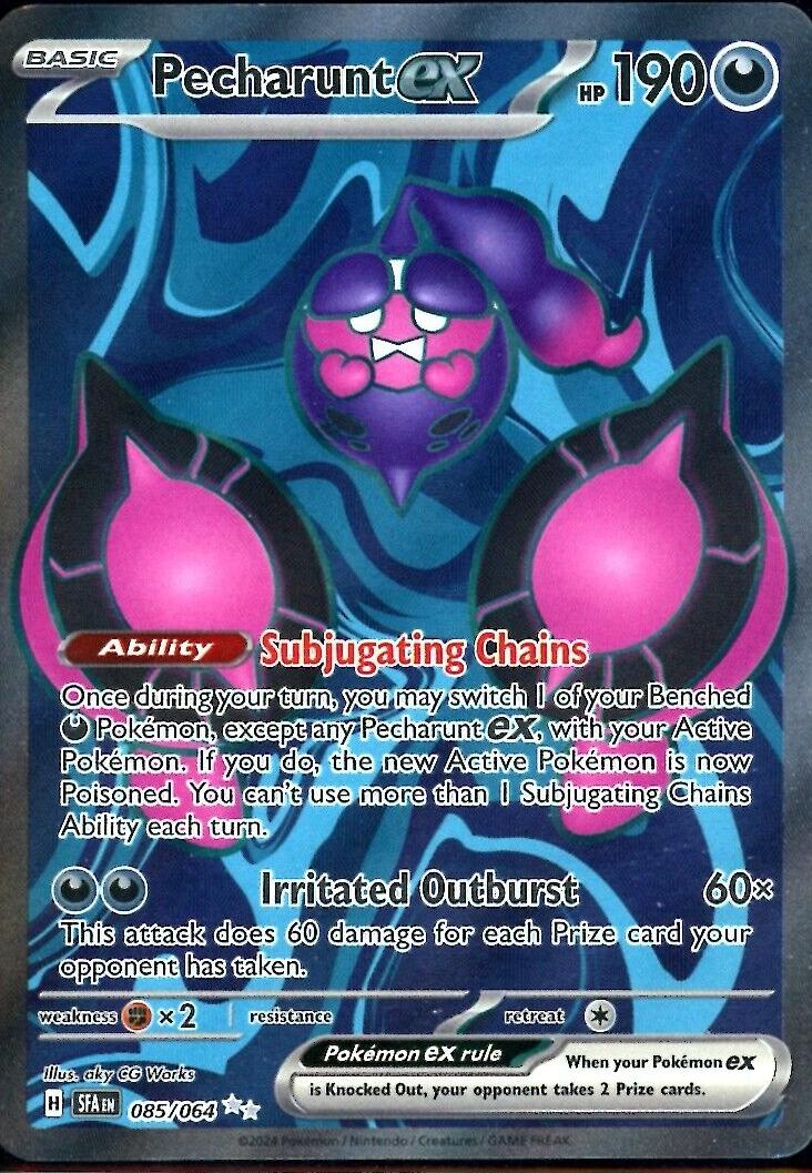 2024 Pokemon Scarlet & Violet Shrouded Fable Pecharunt #85