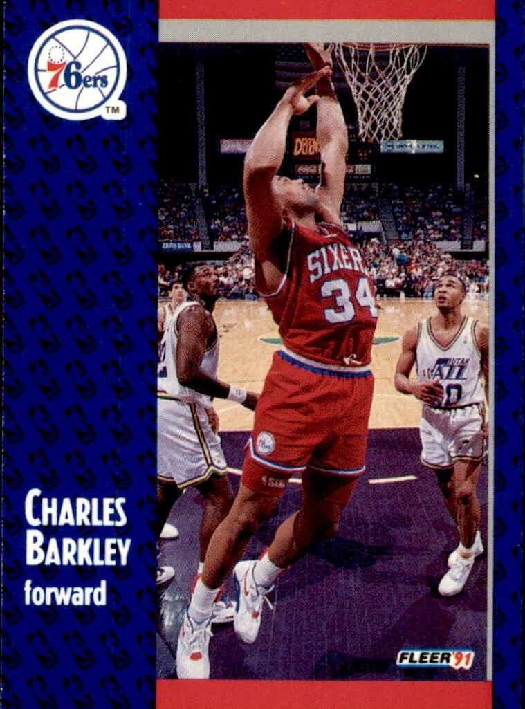 1991 Fleer Basketball Charles Barkley #151