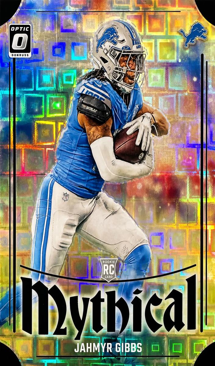 2023 Donruss Optic Football Black Pandora Jahmyr Gibbs #18
