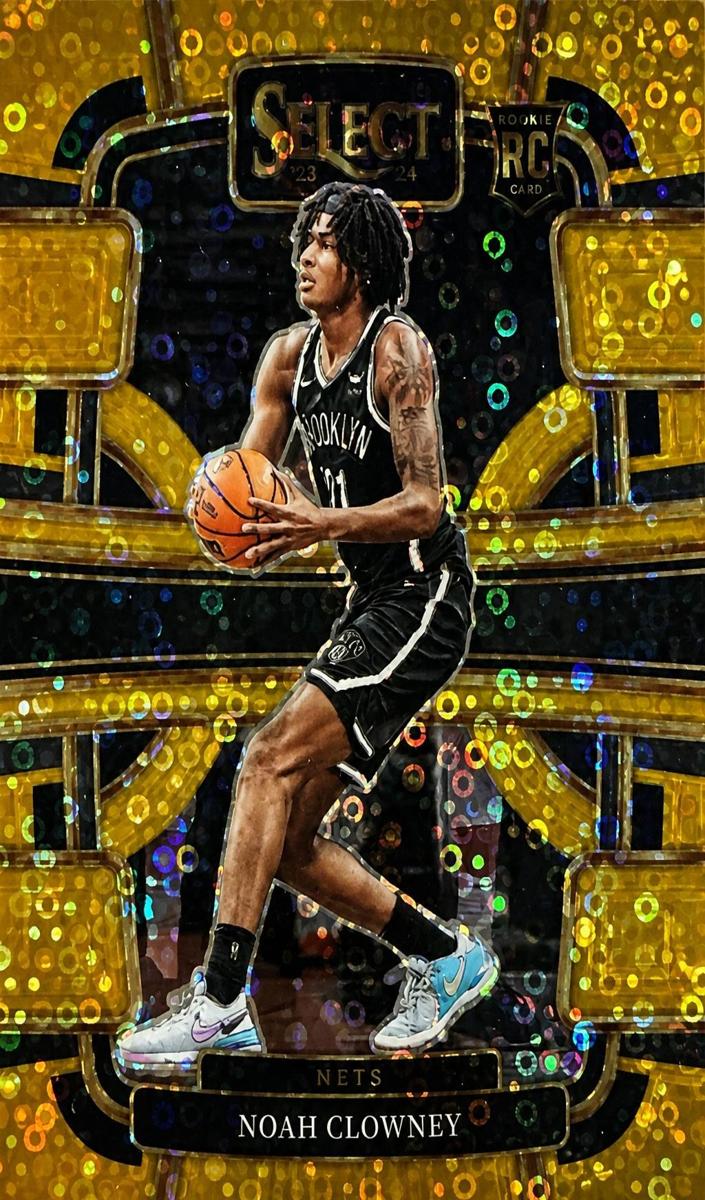 2023 Panini Select Basketball Gold Disco Noah Clowney #73