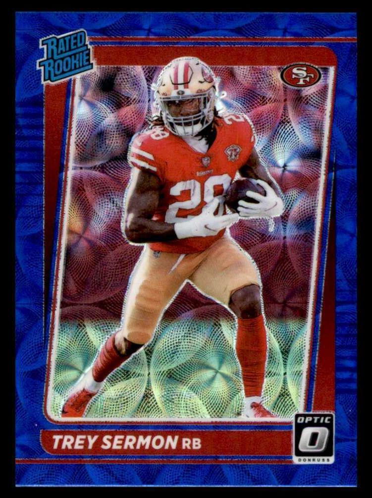 2021 Donruss Optic Football Blue Scope Trey Sermon #224