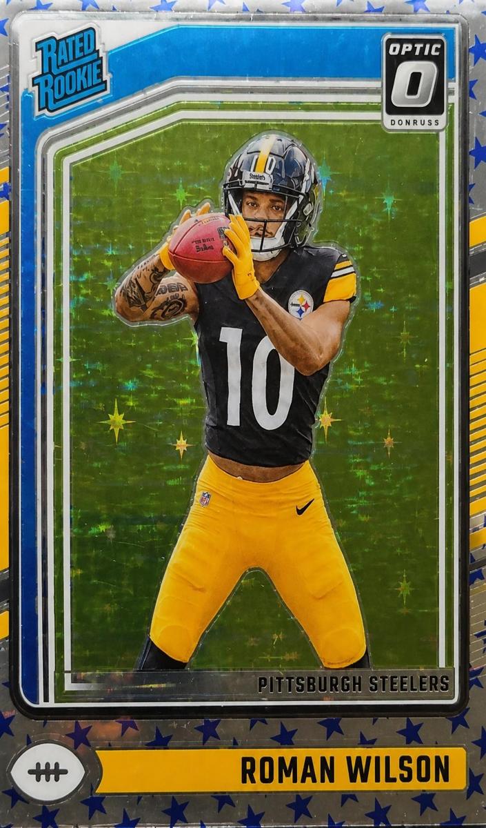 2024 Donruss Optic Football Stars Roman Wilson #285 PSA 9