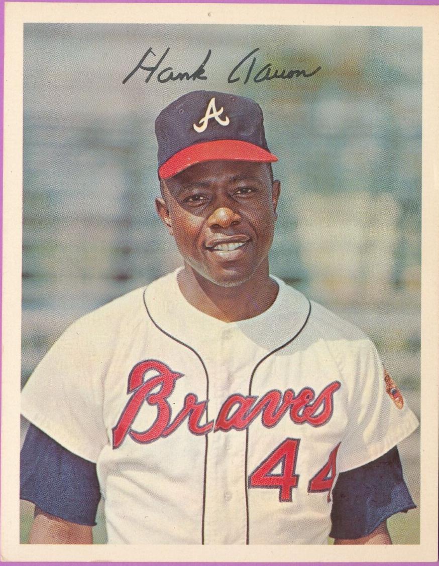 1967 Dexter Press Premiums Baseball Hank Aaron #NNO PSA 4