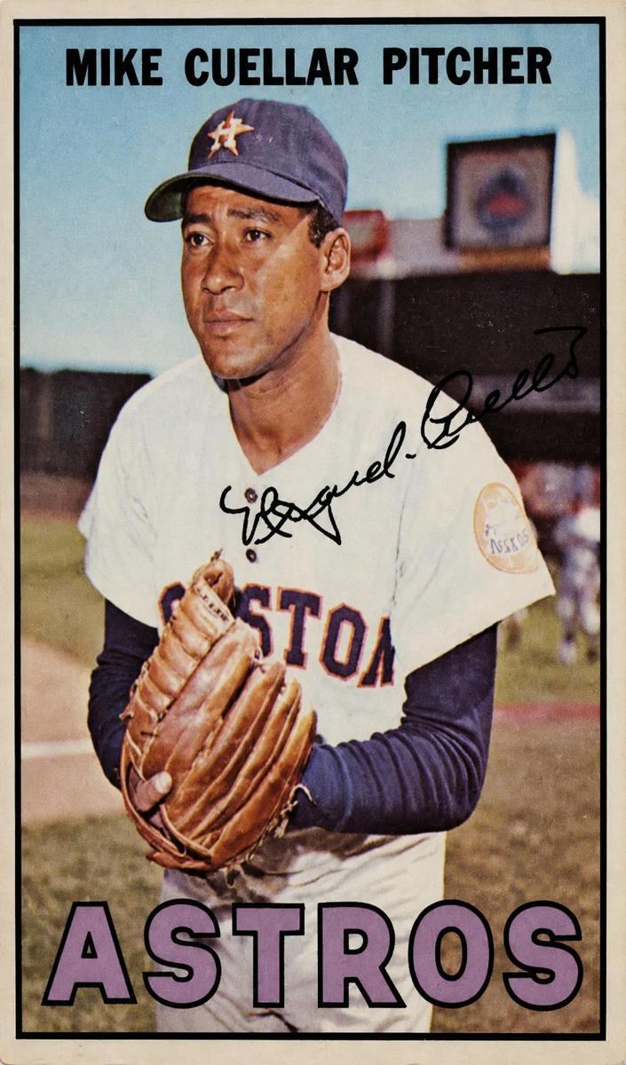 1967 O-Pee-Chee Baseball Mike Cuellar #97 PSA 3