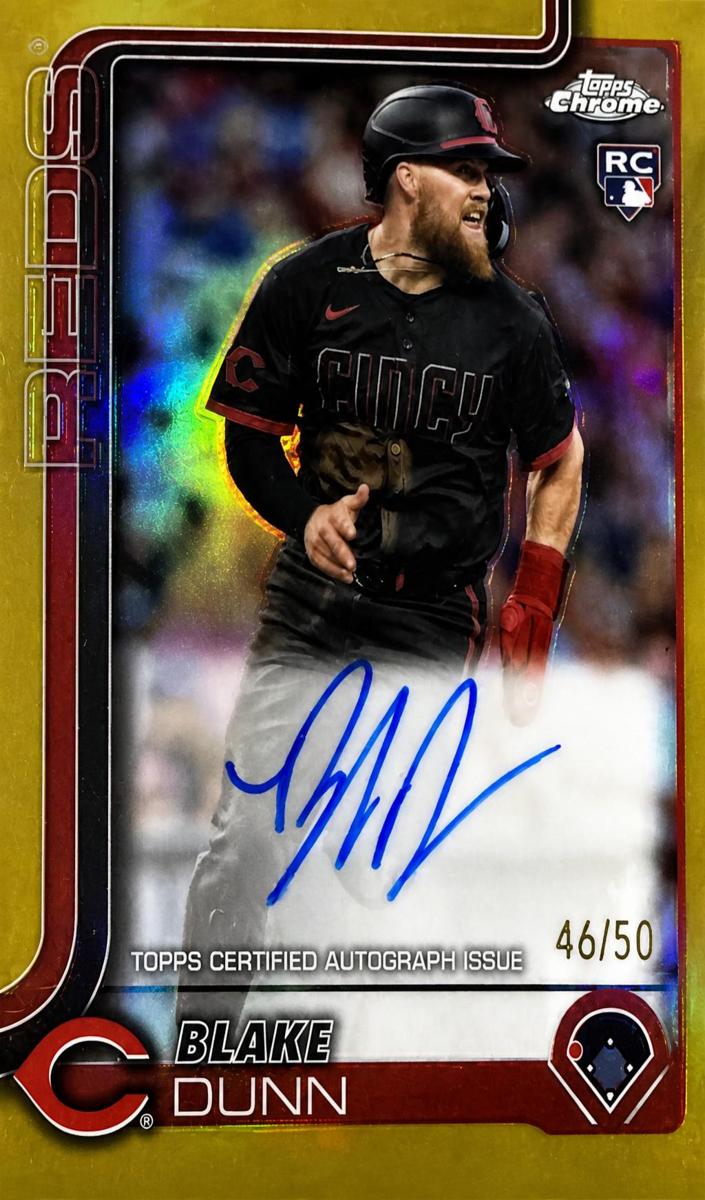 2025 Topps Chrome Baseball Gold Refractor Blake Dunn #RA-BD