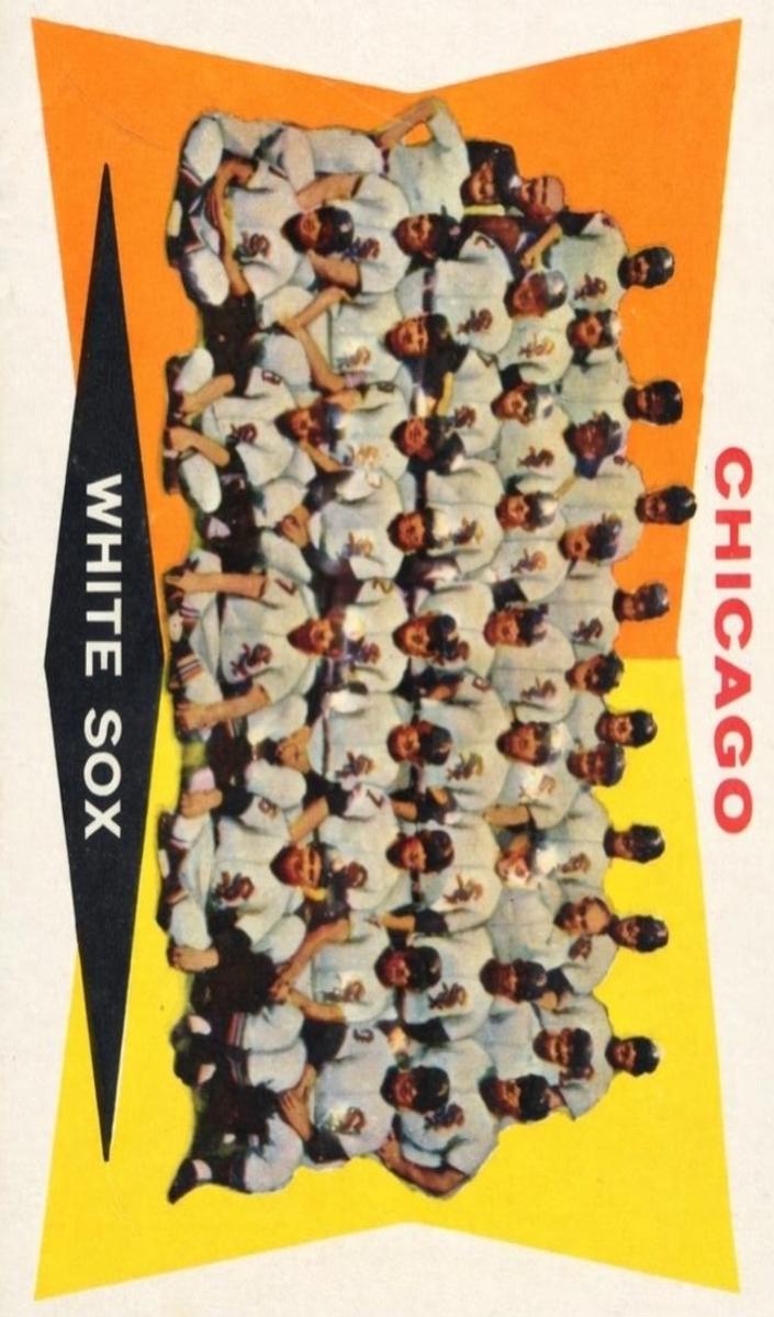 1960 Topps Baseball Chicago White Sox Team #208 PSA 6