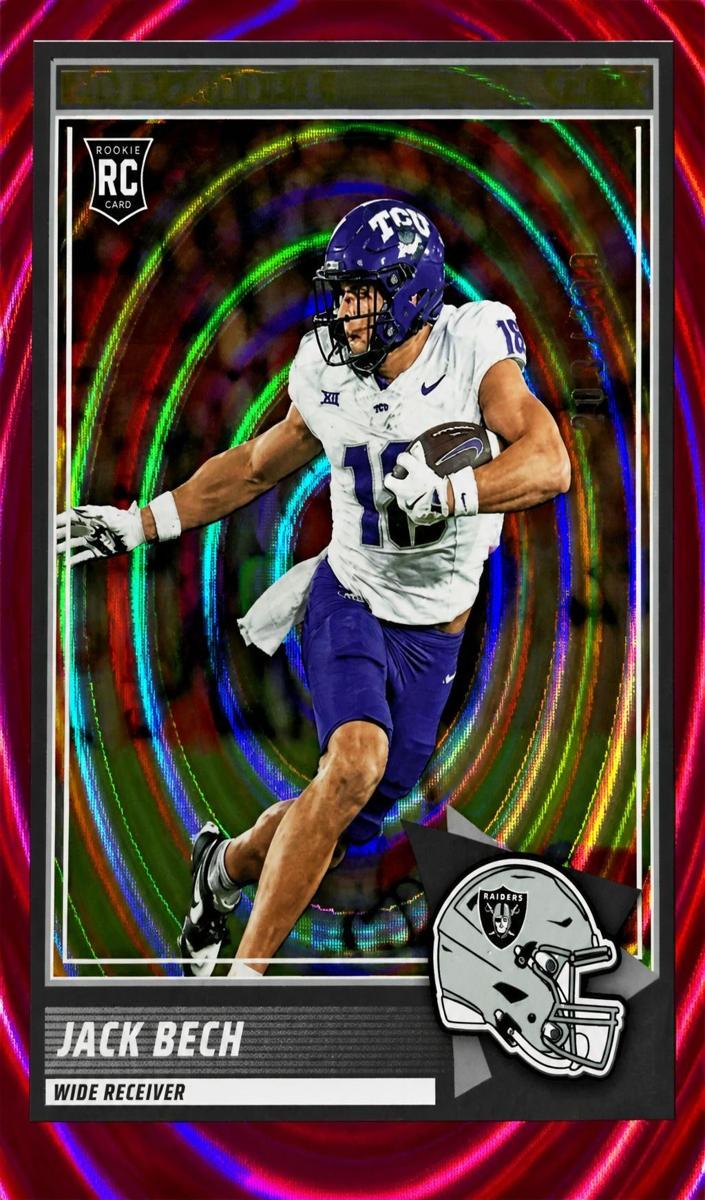 2025 Panini Score Football Circular Jack Bech #63