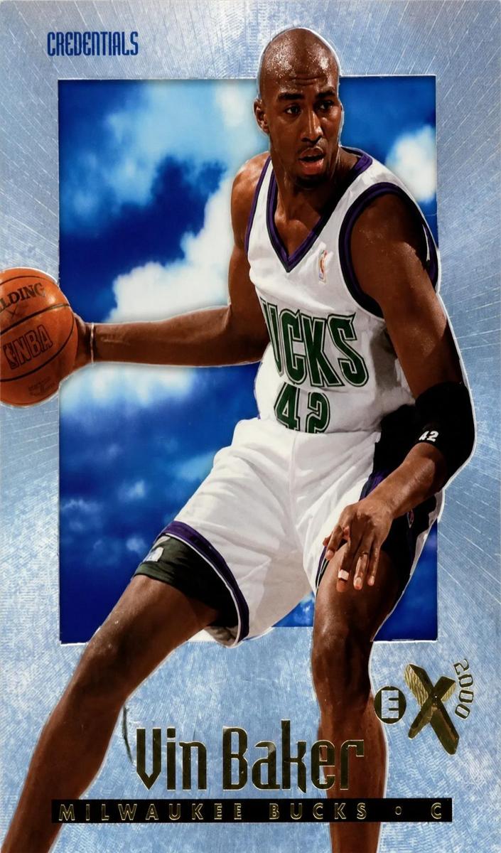 1996 Skybox E-X2000 Basketball Vin Baker #38 PSA 9