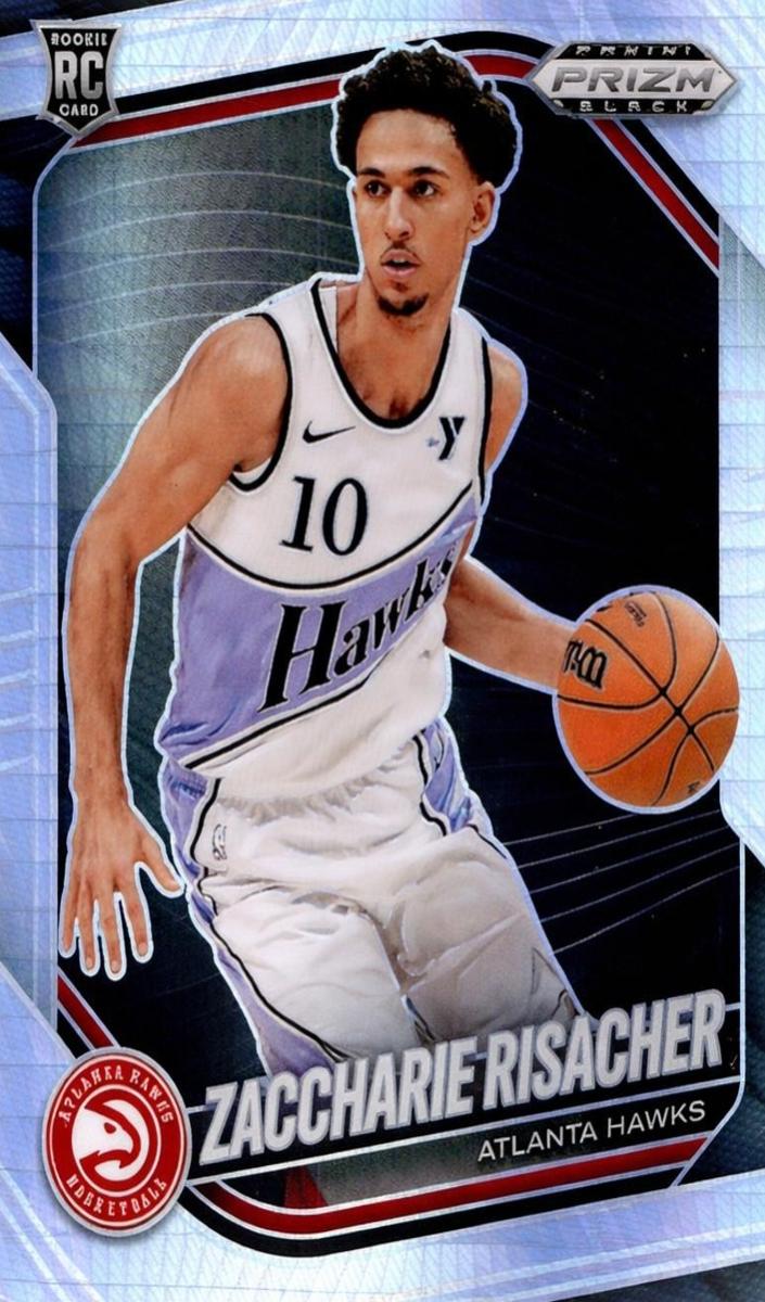 2024 Panini Prizm Black Basketball Hyper Zaccharie Risacher #181
