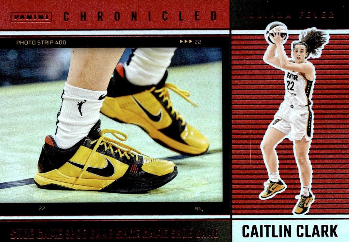2025 Panini Caitlin Clark Chronicled Basketball Red Holo Caitlin Clark #75