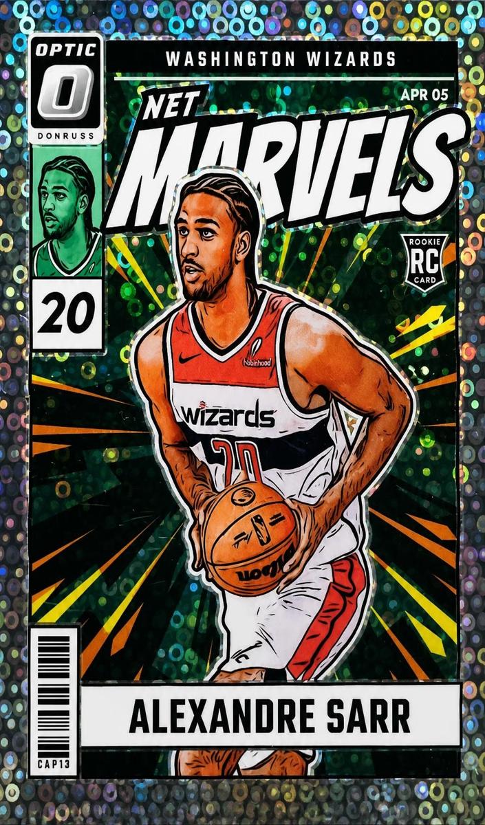 2024 Donruss Optic Basketball Fast Break Holo Alexandre Sarr #7