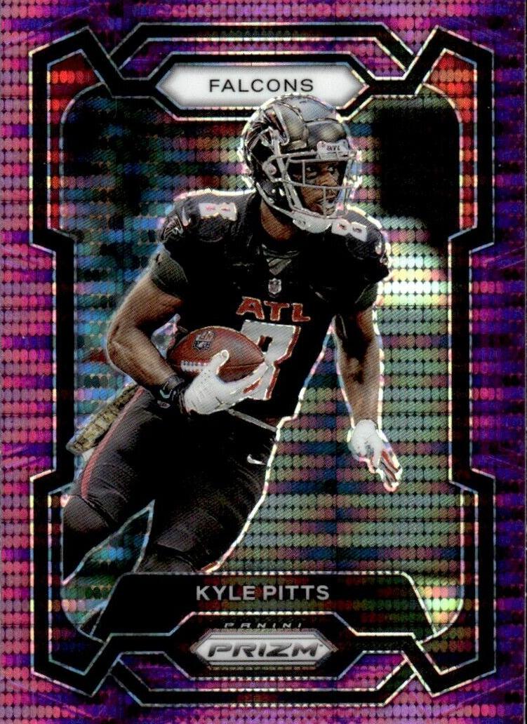 2023 Panini Prizm Football Purple Pulsar Kyle Pitts #11