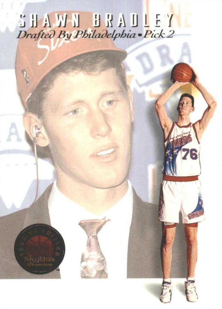 1993 Skybox Premium Basketball Shawn Bradley #DP2 PSA 9